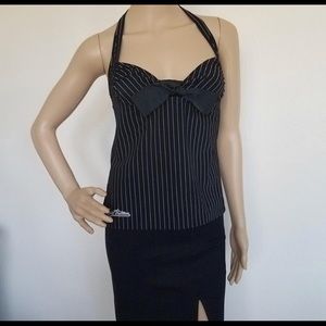 Authentic LV striped halter top